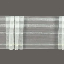 Faltenband Gardinenband 4er Falte volltransparent mit Zugverhältnis 1:2,5 in 80mm breit von Gerster