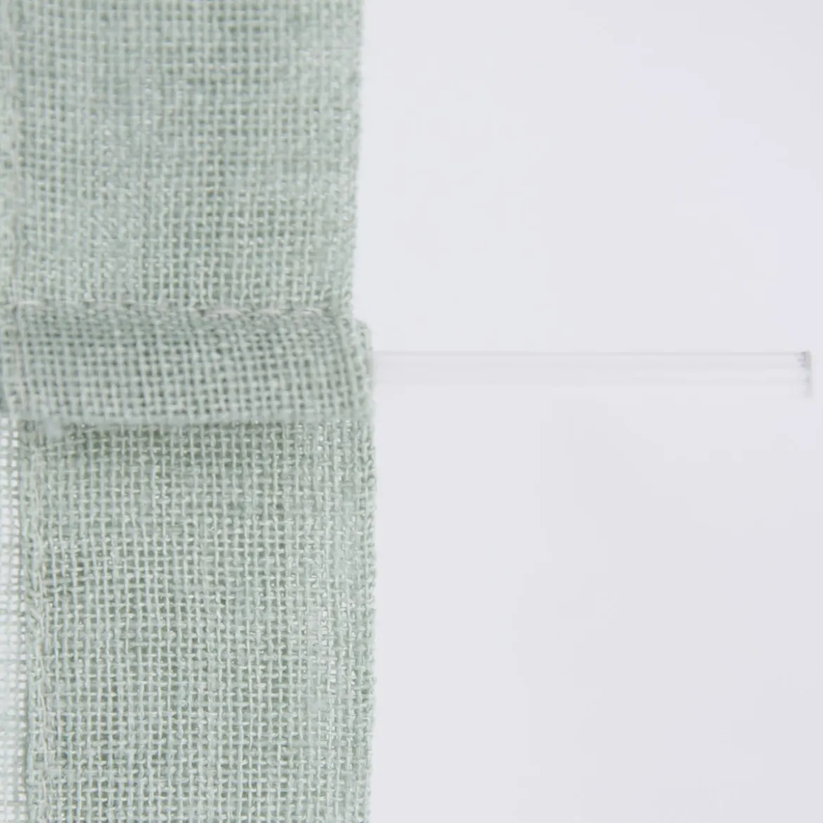 Faltenstab Stabilisierungsstab für Faltrollos Kunststoff transparent rund D: 4mm
