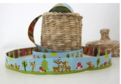 Farbenmix Webband Familie PüReh Reh Bambi Breite: 1,5cm