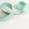 Farbenmix Webband Mini Sterne mint grau Breite: 1,5cm