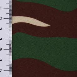 Faschingsstoff Polyester Camouflage grün braun 1,5m Breite