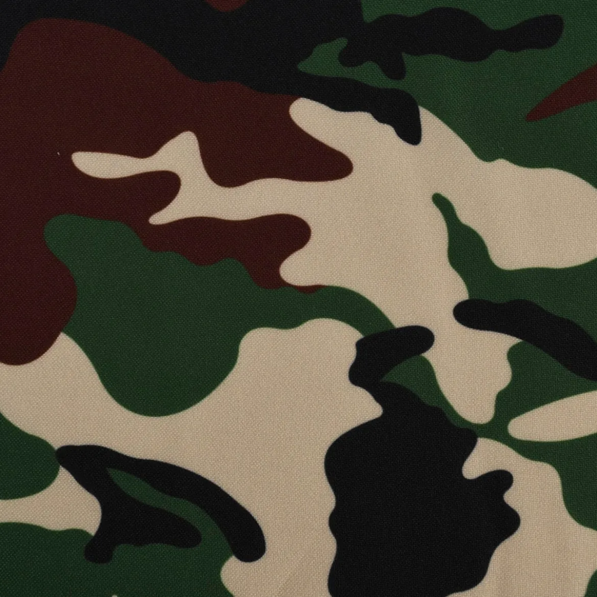 Faschingsstoff Polyester Camouflage grün braun 1,5m Breite