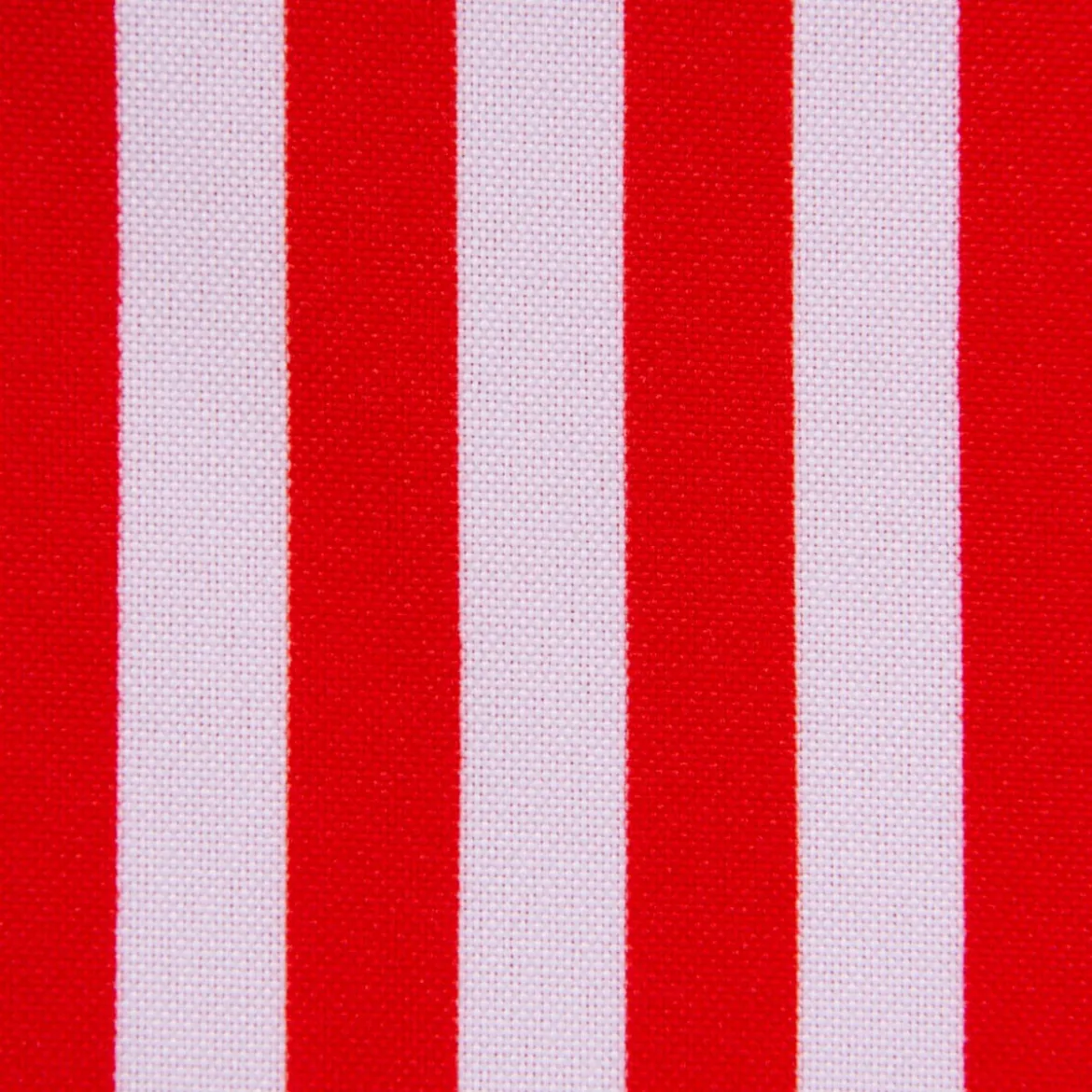 Faschingsstoff Polyester Streifen schmal 1cm rot weiß 1,5m Breite