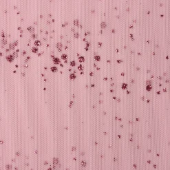 Faschingsstoff Stretch Tüll weich Glitzer einfarbig rosa 1,5m Breite