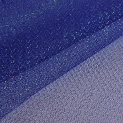 Faschingsstoff Tüll Glitzertüll blau Glitzer 1,5m Breite