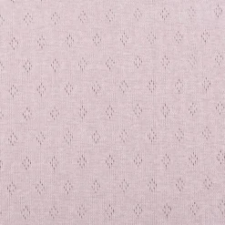 Feinstrick Jersey Baumwolle Pointoille Lochmuster einfarbig flieder lila 1,4m Breite
