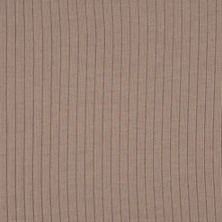 Feinstrick Jersey Mandy gerippt einfarbig taupe 1,40m Breite