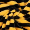 Fellimitat Kunstfell Bienenstoff kuschelweich Streifen gelb schwarz 1,5m Breite