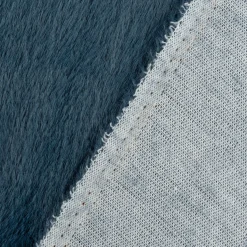 Fellimitat Kunstfell Diaz kuschelweich blau 1,45m Breite