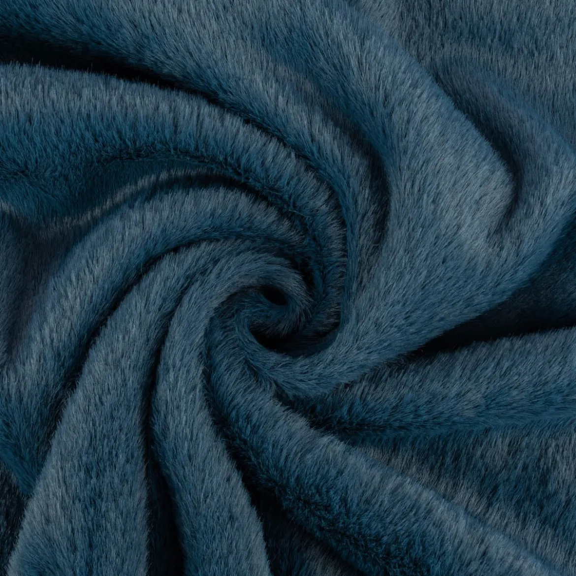 Fellimitat Kunstfell Diaz kuschelweich blau 1,45m Breite