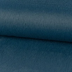 Fellimitat Kunstfell Diaz kuschelweich blau 1,45m Breite