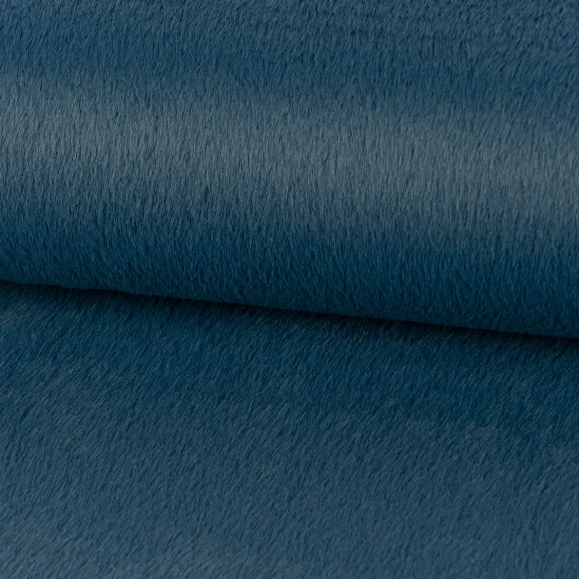 Fellimitat Kunstfell Diaz kuschelweich blau 1,45m Breite