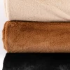 Fellimitat Kunstfell kuschelweich schwarz 1,45m Breite