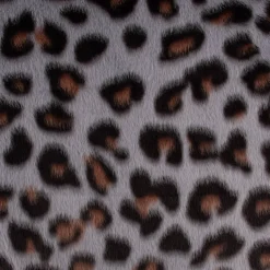 Fellimitat Kunstfell kuschelweich Leopard grau schwarz braun 1,5m Breite