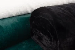Fellimitat Kunstfell kuschelweich dunkelgrün 1,5m Breite