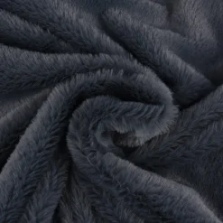 Fellimitat Kunstfell kuschelweich rauchgrau 1,45m Breite
