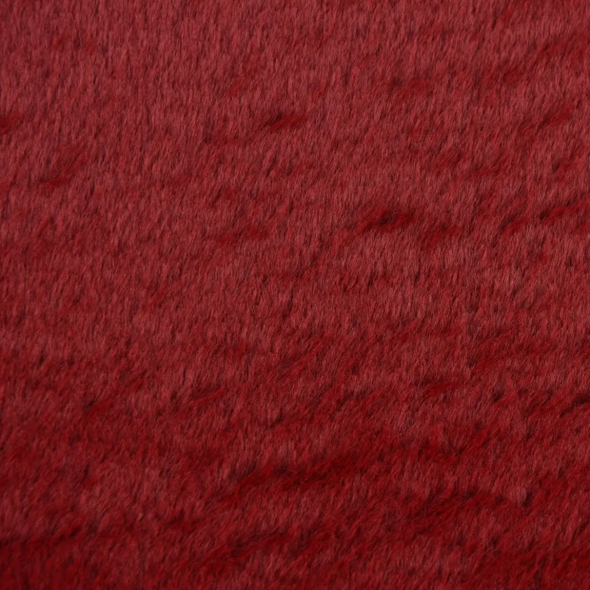 Fellimitat Kunstfell kuschelweich dunkelrot 1,45m Breite