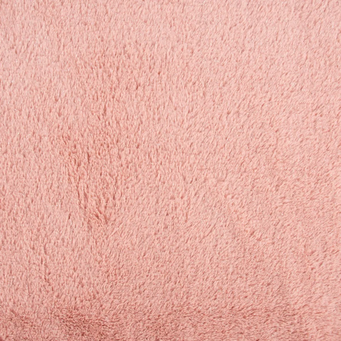 Fellimitat Kunstfell mit Lurex Glitzer rosa silberfarbig 1,5m Breite