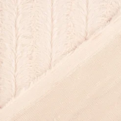 Fellimitat Kunstfell Streifen beige 1,5m Breite