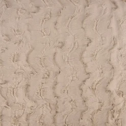 Fellimitat Kunstfell Wellen beige 1,5m Breite