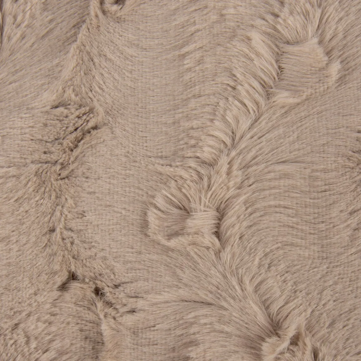 Fellimitat Kunstfell Wellen beige 1,5m Breite
