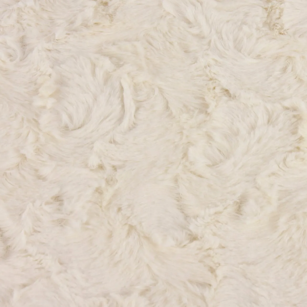 Fellimitat Kunstfell Wellen ecru creme 1,5m Breite