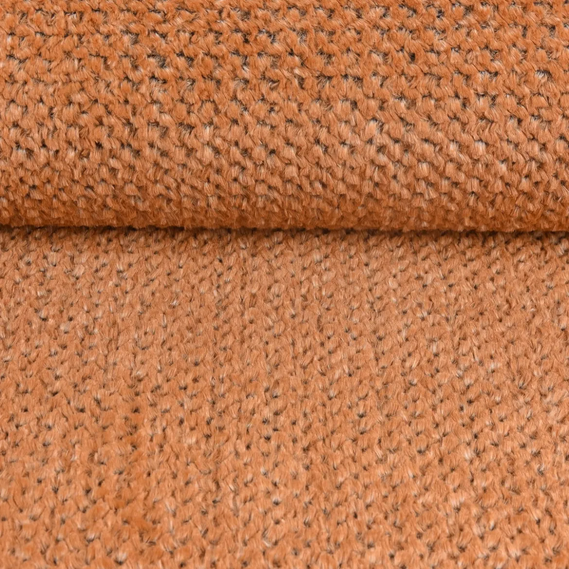 Fellimitat Kunstfell Zacken camel schwarz 1,5m Breite
