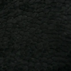 Fell Kunstfell Wellen schwarz
