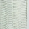 Fertiggardine Fertigvorhang Ösenschal mit Metallösen enge Streifen grün 145x245cm