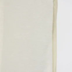 Fertiggardine Ösengardine einfarbig Voile Struktur creme 135x260cm