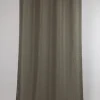 Fertiggardine Ösengardine Struktur uni taupe 140x260cm