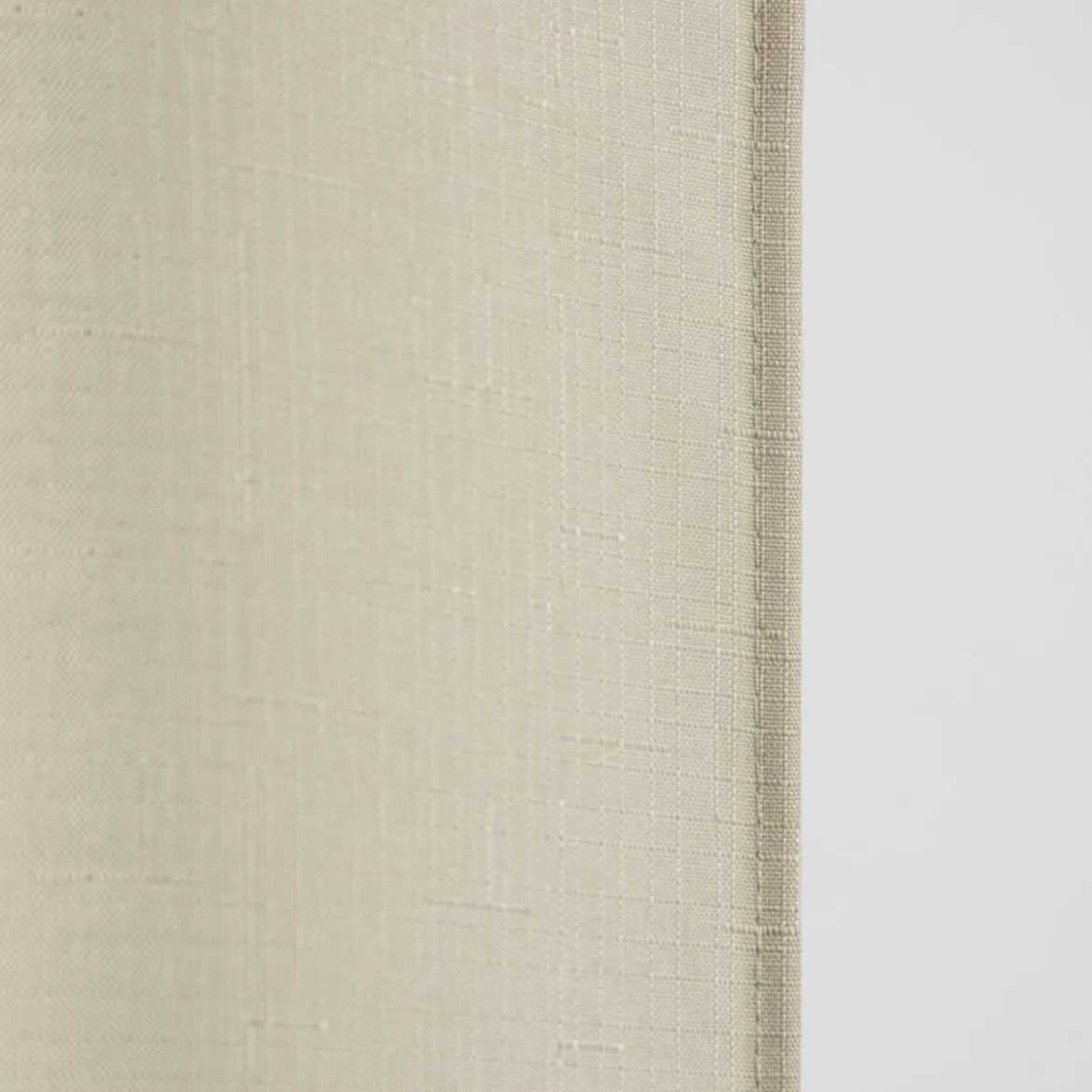 Fertiggardine Ösengardine Struktur uni beige 140x260cm