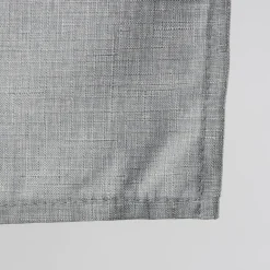 Fertiggardine Ösengardine Struktur uni grau 140x260cm