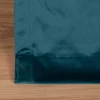 Fertiggardine Velia Samt mit verdeckten Schlaufen einfarbig petrol 140x245cm