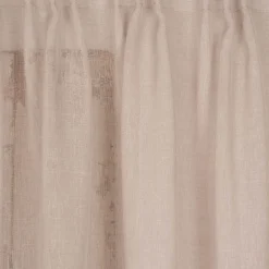 Fertigschal mit Schlaufenband aus recyceltem Polyester einfarbig hellgrau 140x245cm