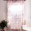 Fertigschal mit Schlaufenband geometrisch orange taupe weiß 140x245cm