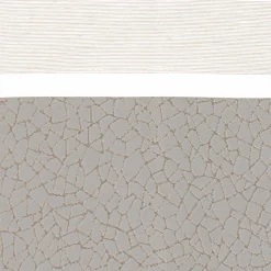 Fertigvorhang Ilma Gardine mit Schlaufenband verdeckte Schlaufen Jacquard Streifen weiß grau 144x245cm