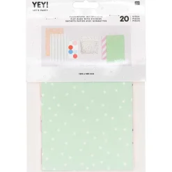 Flachbeutel Papiertüten mit Stickern 12x18,5cm von Rico Design 20 Stk