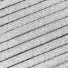 Flach Gummi Metallic silber Breite: 5mm
