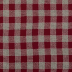 Flanell Stoff aus Baumwolle garngefärbt Karo rot 1,44m Breite