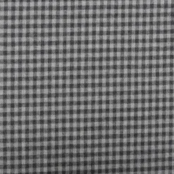 Flanell Stoff aus Baumwolle garngefärbt Mini-Karo grau 1,44m Breite