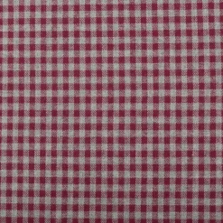Flanell Stoff aus Baumwolle garngefärbt Mini-Karo rot 1,44m Breite