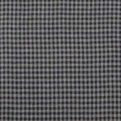 Flanell Stoff aus Baumwolle garngefärbt Mini-Karo blau 1,44m Breite