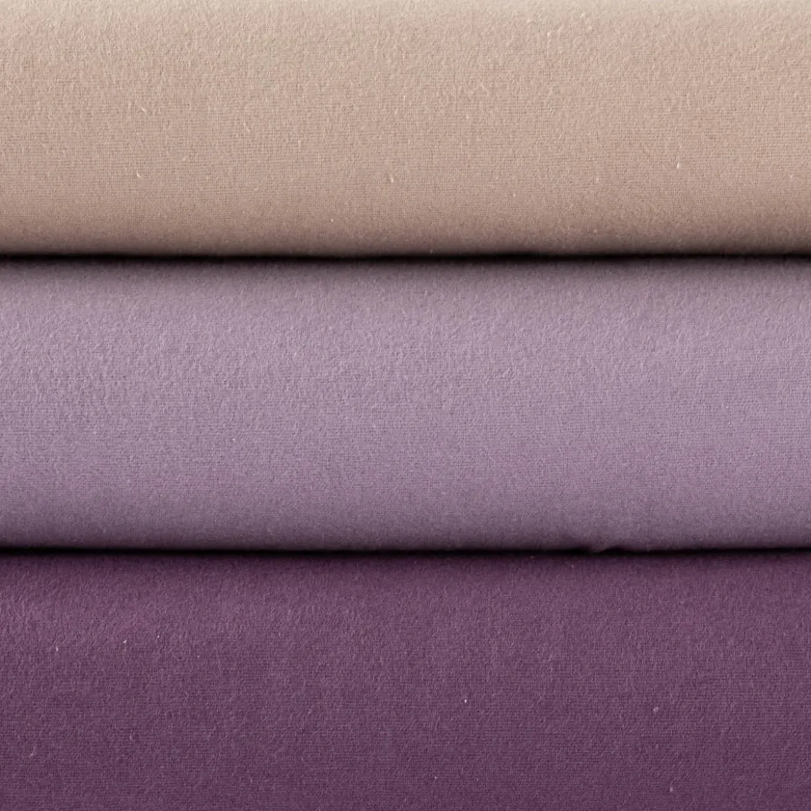 Flanell Stoff Baumwollflanell einfarbig dunkel violett 1,4m Breite