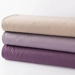 Flanell Stoff Baumwollflanell einfarbig hell violett 1,4m Breite