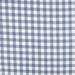 Flanellstoff Baumwollstoff Karos blau 1,43m Breite
