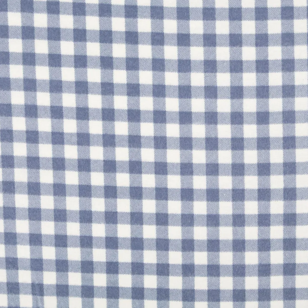 Flanellstoff Baumwollstoff Karos blau 1,43m Breite