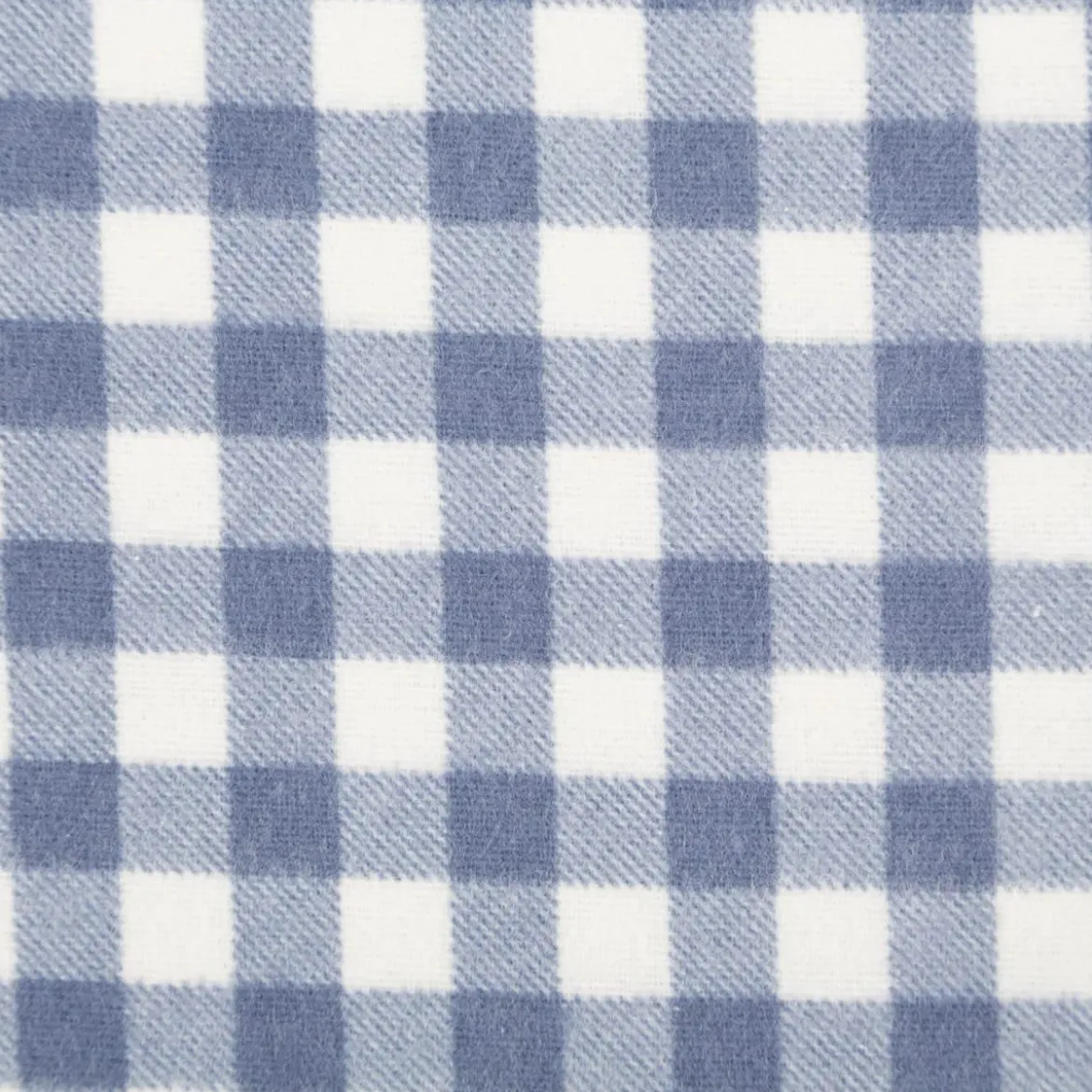Flanellstoff Baumwollstoff Karos blau 1,43m Breite
