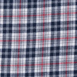 Flanellstoff Bekleidungsstoff YARN DYED Karos grau blau rot 1,45m Breite