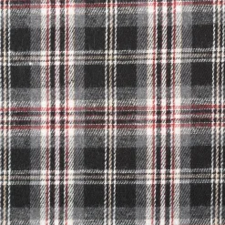 Flanellstoff brushed yarn died checks Karo schwarz rot 1,45m Breite